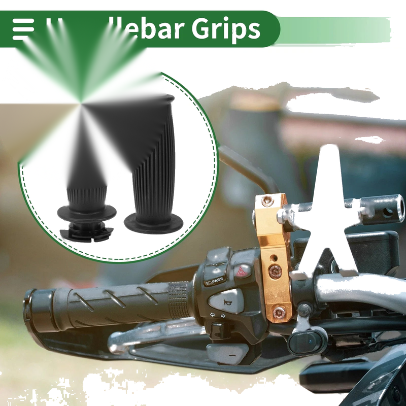 Motorcycle 7/8" 22mm Hand Grips Covers