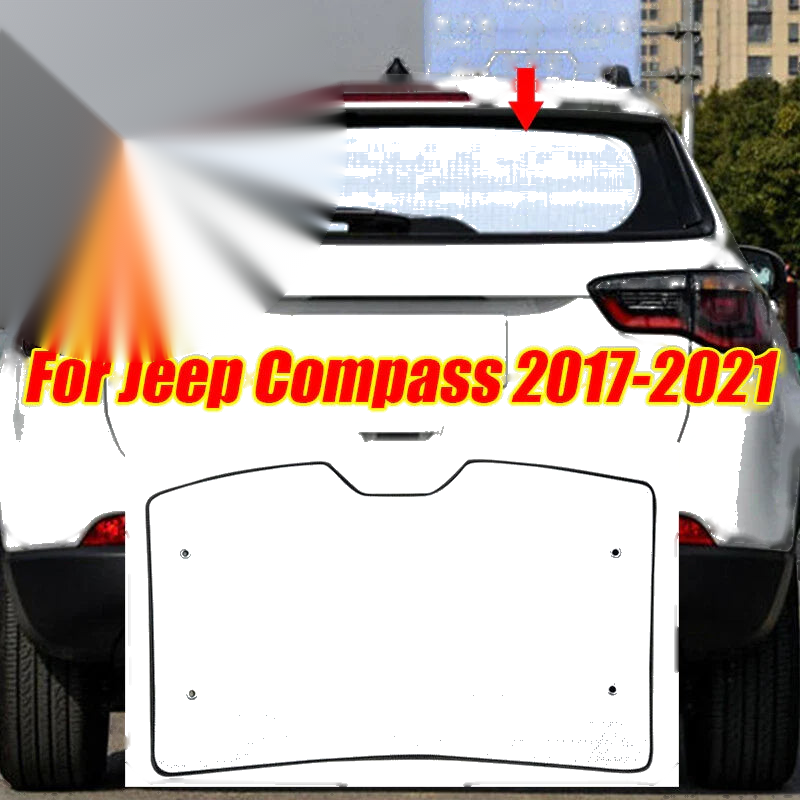 Jeep Compass Rear Windshield Privacy Sun Shade Cover (2017–2021)