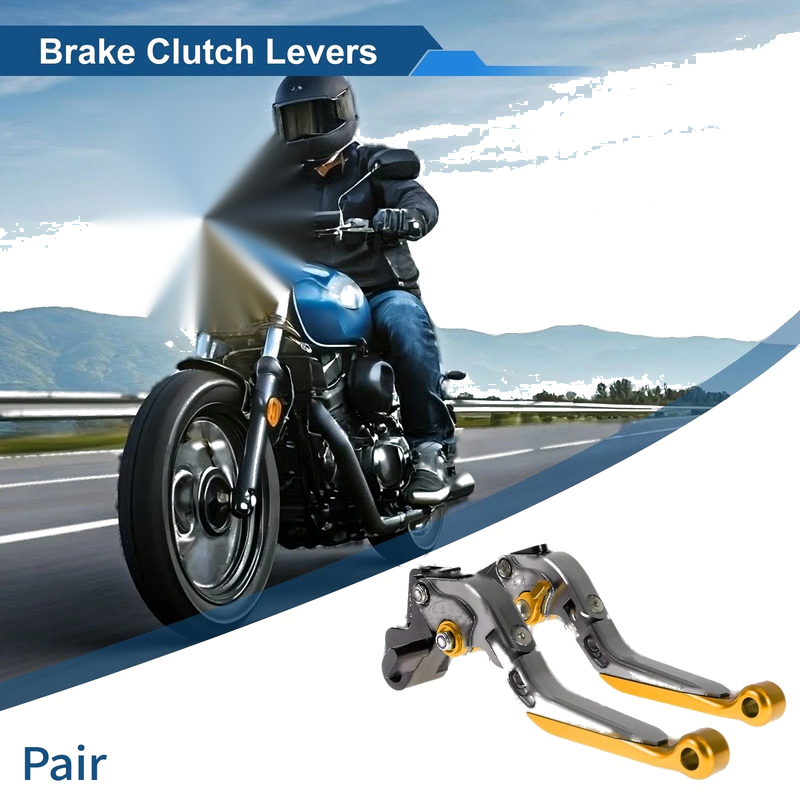 Kawasaki ER-5 Brake Clutch Levers / Adjustable Short Long