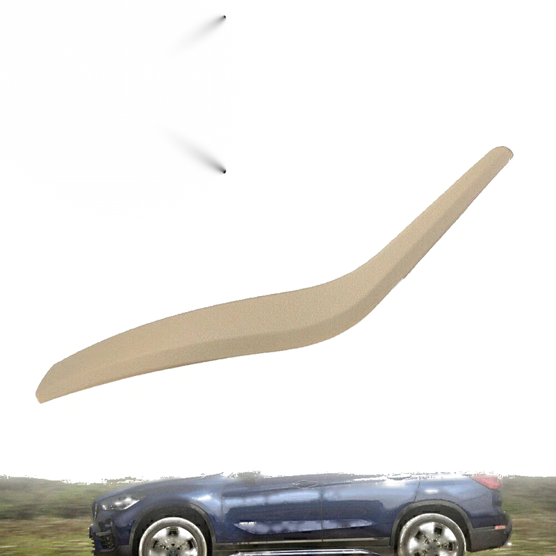 BMW X1 E84 2009-2015 Beige 2 x Black Inner Door Handle Pull Panel Trim