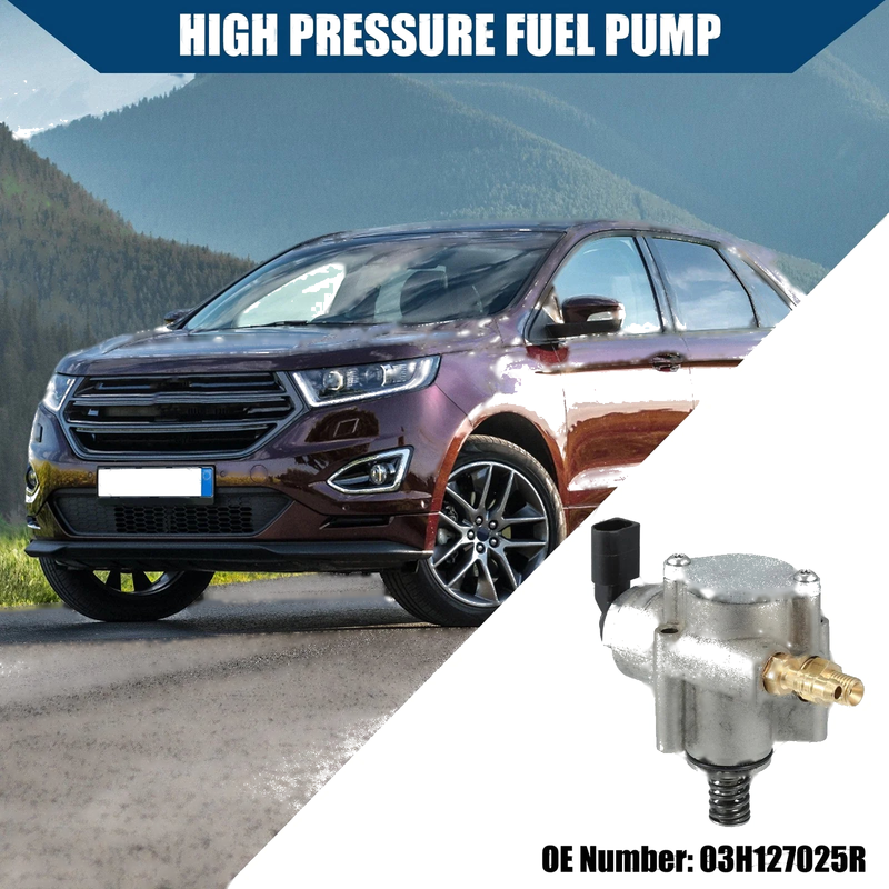 Porsche Metal Silver Tone High Pressure Fuel Pump