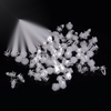 100Pcs White Car Door Panel Trim Push Pin Rivet Clips