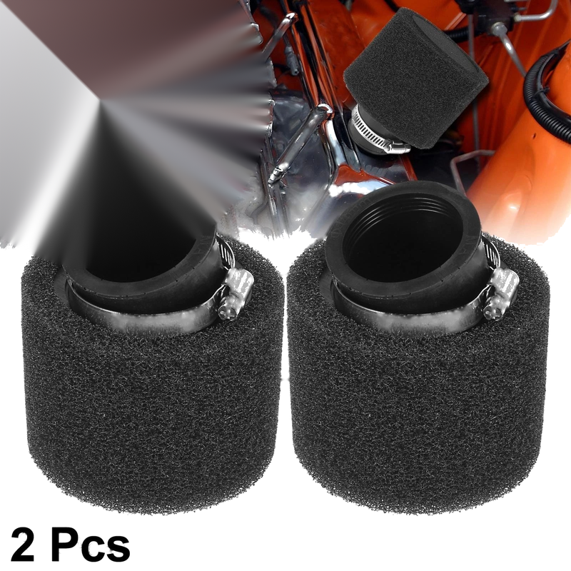 150cc Engine 2pcs 45mm Bent Air Filter Cleaner