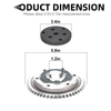 Yamaha Raptor 660R One Way Starter Clutch Bearing Gear Kit w/ Puller (2002–2003)
