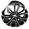 Toyota Corolla 17x7 Alloy Wheel Rim Machined Black (2014–2016)