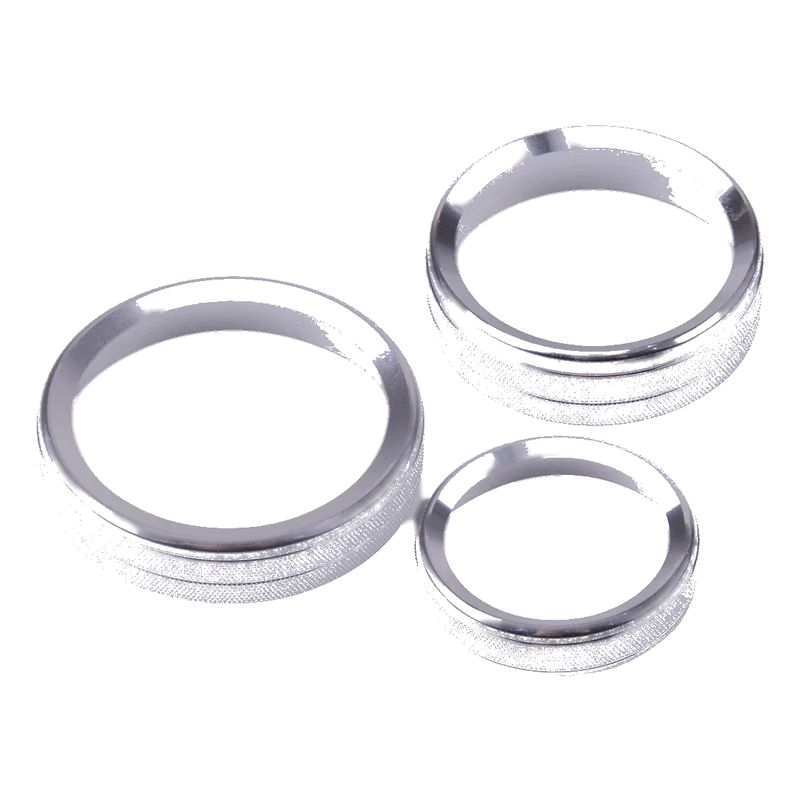 Ford F150 6x Air Condition Audio Switch Knob Trim Rings (2016-2018)