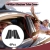 Ford Focus (2019-2023) Black Door Pillar Window Trim