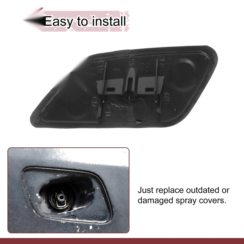 Honda Odyssey (2009-2014) - Black Front Right Washer Nozzle Cover