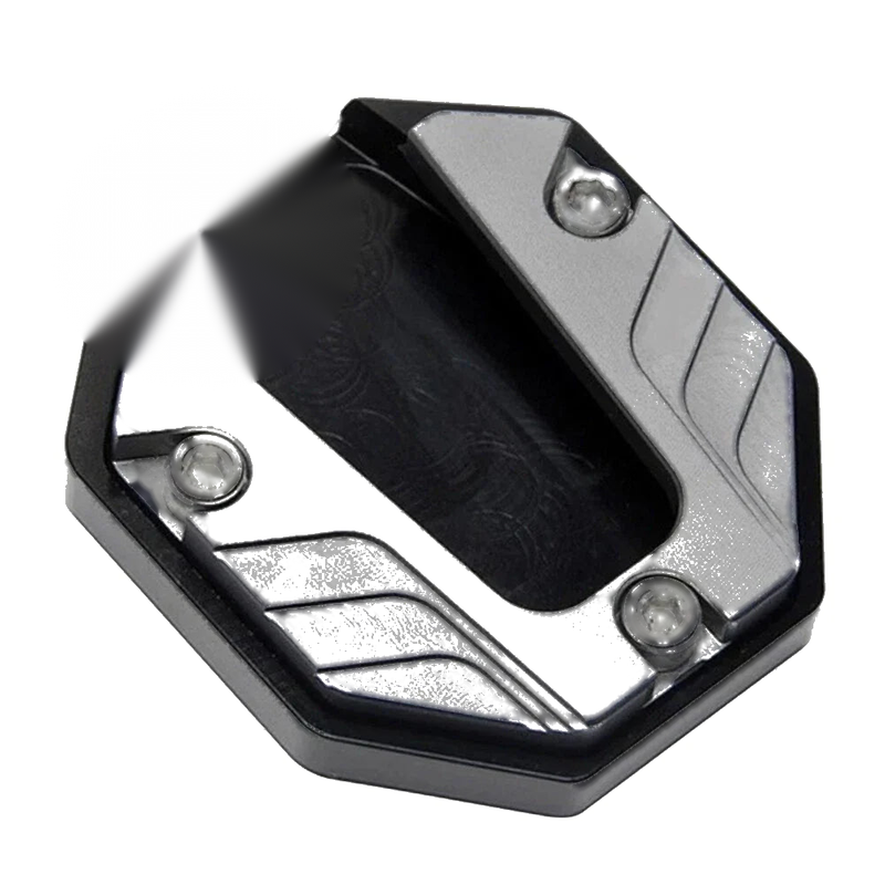 Motorcycle Bikes Side Stand Support Kickstand Extender Pad