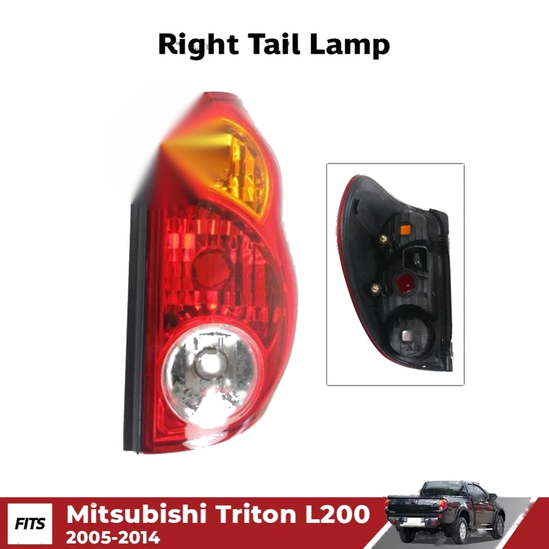 Tail Light Lamp no Bulb RH Fits Mitsubishi L200 ML MN Triton Pickup 2005-14 D05