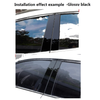 Buick Century 6 x Glossy Black Pillar Posts Door Trim Covers (1997–2005)