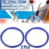 Yamaha Blue 2 x 40ft 472in Marine Shift Remote Control Box Cable