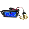 Truck Car Voltmeter Display 2-in-1 Digital Water Temp & Oil Pressure Gauge