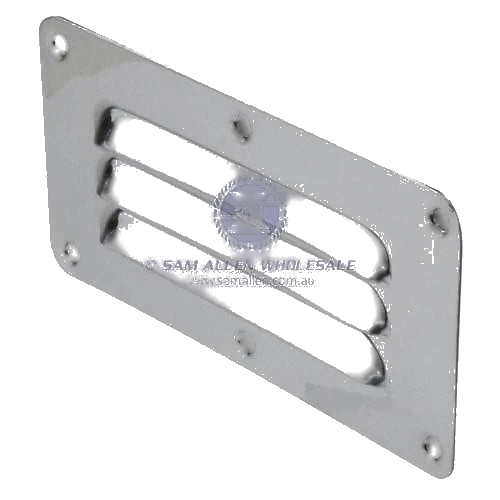 Boat / Caravan / Camper 127x65mm Stainless Steel Surface Mount Louvre Vent