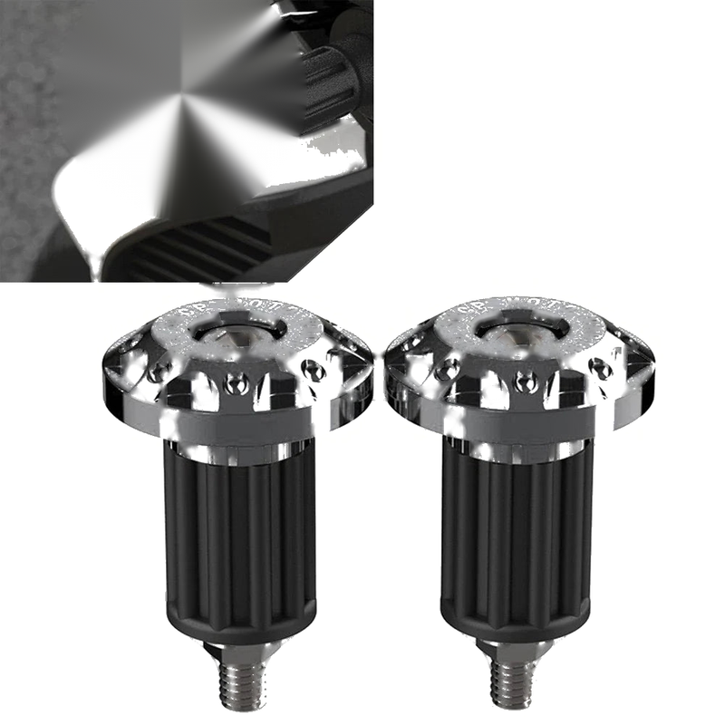 Motorcycles 7/8'' Grey Dirt Bike CNC Handlebar Grips & End Cap Plugs