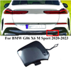 BMW G06 X6 M Sport Glossy Black Rear Bumper Tow Hook Eye Cover (2020–2023)