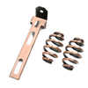 Harley-Davidson 3 in 1 Brass Tone Seat Bracket Spring Mount