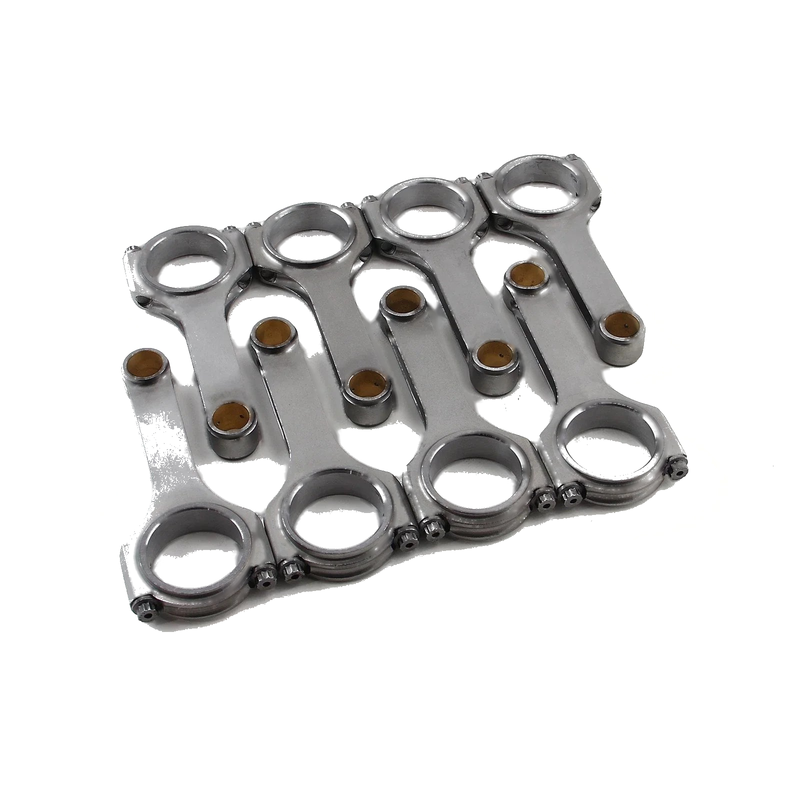 Chevy SBC 350 6.125" H Beam Bronze Bush 4340 Connecting Rods
