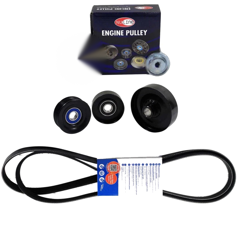 Subaru BRZ 2.0L FA20D FA20C Multi Rib Drive Belt & Pulley Kit
