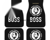 Custom Boss Coffee Black Floor Mats