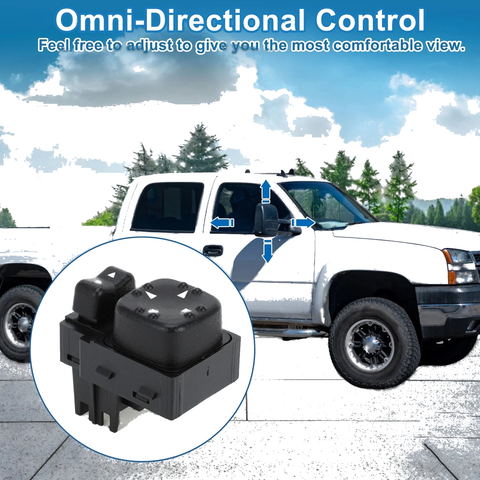 Cadillac Escalade EXT & Chevrolet Silverado 1500 Plastic Car Mirror Switch