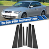 BMW 5 Series E60 Gloss Carbon Pattern Door Window Pillar Post Cover Trim