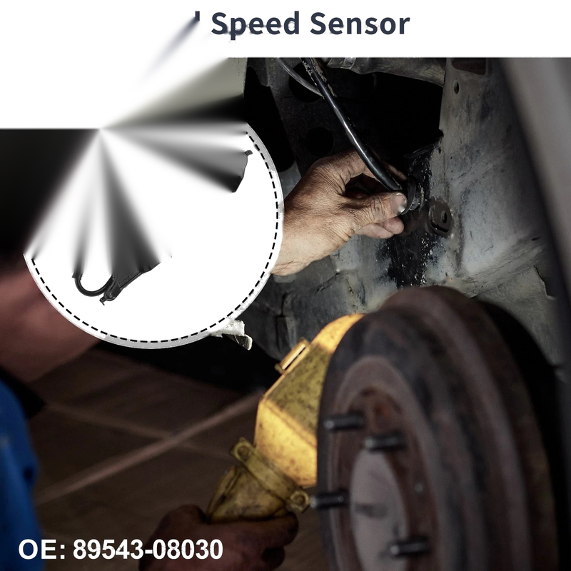 Toyota Sienna ABS Wheel Speed Sensor 1 Pc Wheel Speed Sensor (2004–2010)