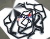 Renault 5 R5 GT Turbo 15PC Black Silicone Water/Coolant Hose (1988-1991)
