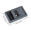 Toyota Landcruiser Grey Inner Door Handle Pair (75-79)