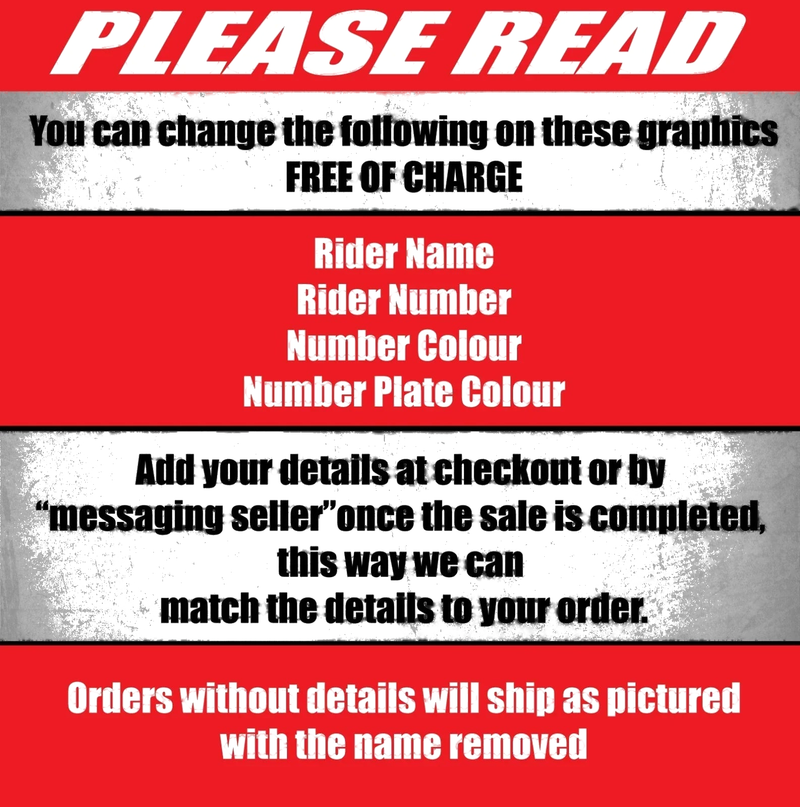 Honda CRF 250 (2010-2013) - GRAFFITI Stickers Custom Graphics Full Kit
