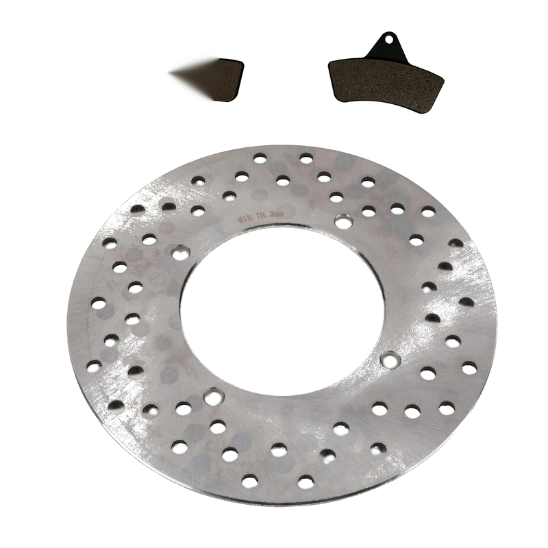 Arctic Cat 375 Auto 2x4 4x4 2x Rear Brake Rotor & Semi-Metallic Pads (2002–2002)