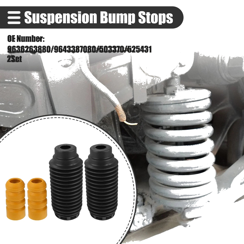 PEUGEOT Front Suspension Bump Stop Shock Absorber Boots