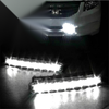 Car Fog Lamps Super White 12V 2 x 9 LED Daytime Running Lights