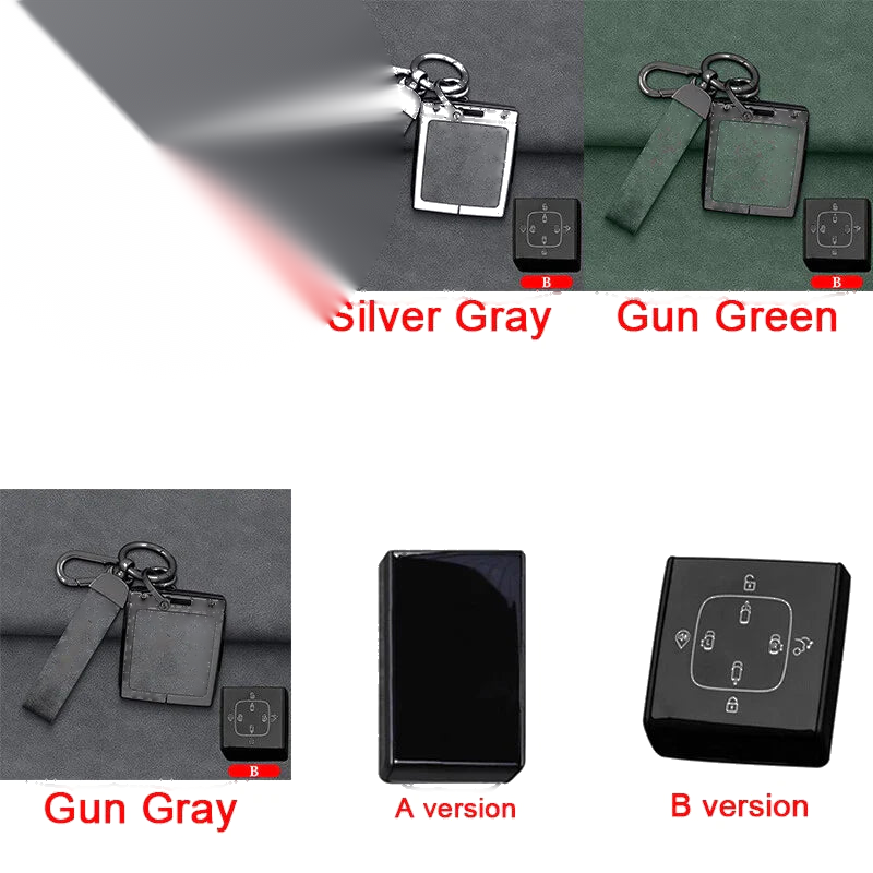 Volvo EX30 Alloy Leather Key Remote Case Fob Shell Cover (2024–2025)