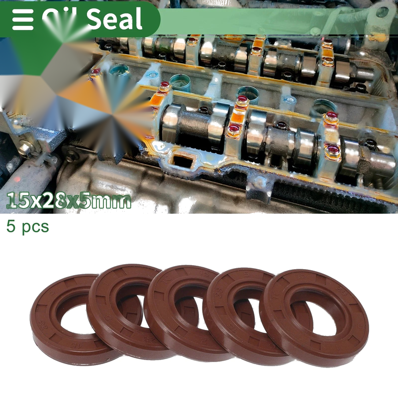 All Models Oil Seal / 15x28x5mm / Seal Ring FKM Rubber