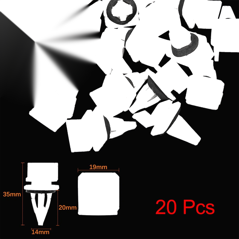 Honda Acura 20 x Plastic Rivet Bumper Fastener Clips