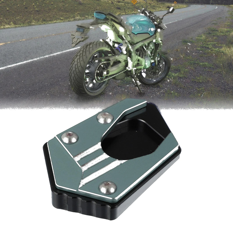 Honda CB650F Kickstand Side Stand Plate Pad Titanium Tone (2014-2019)