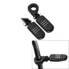 Harley 1.25" Black Pegstreamliner Highway Engine Guard Footpegs