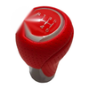 Mazda 2, 3, 6, CX-3, CX-5 6 Speed Red Leather Gear Knob (2003-2023)