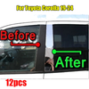 Toyota Corolla 12pcs Chrome Pillar Trim Cover Mirrored Post (2019-2024)
