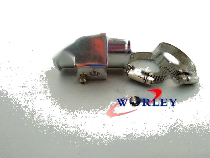 Radiator Hose 28mm Silver Coolant Temperature Sender Gauge Sensor