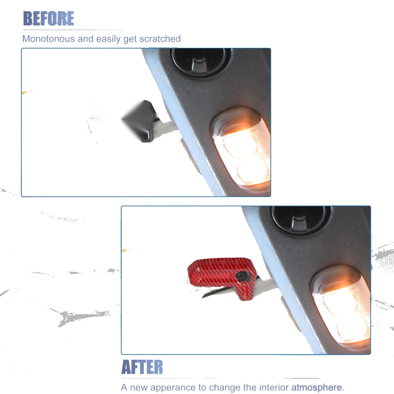 Jeep Wrangler JL JLU 6pcs Hardtop Roof Removal Switch Handle Covers