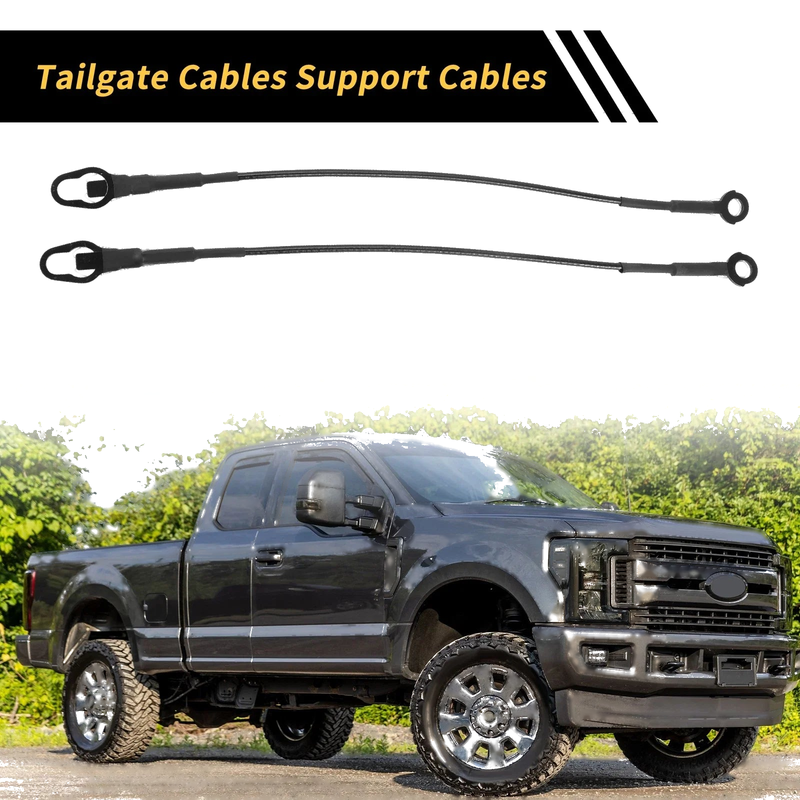 Ford F-150 F-250 F-350 Tailgate Cables 2 x Support Cables