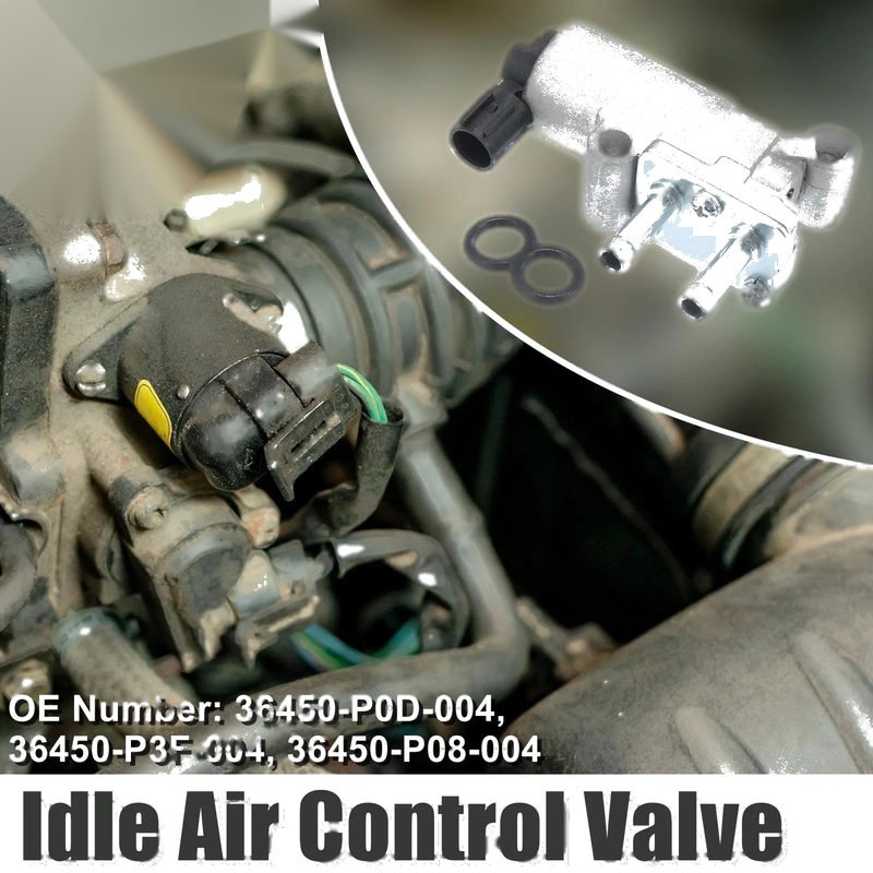 Honda Civic 1.5L L4 Idle Air Control Valve with Gasket (1992-1995)