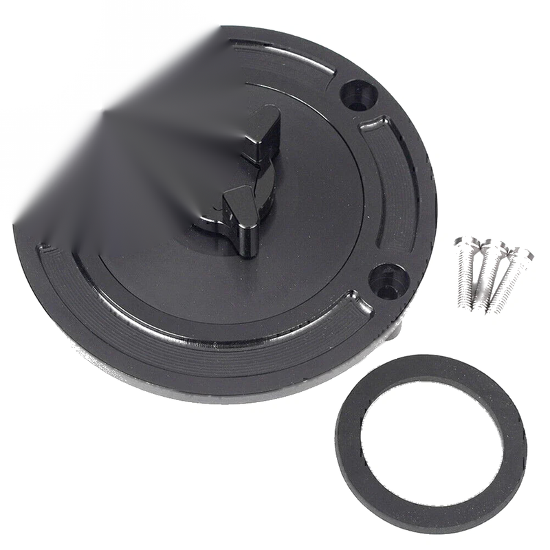 Kawasaki Ninja 250R 1988-2007 Black CNC Fuel Tank Cover Gas Cap