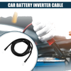Car Marine Battery 5 / 16"-3 / 8" 6ft Copper Wire Black Inverter Cable