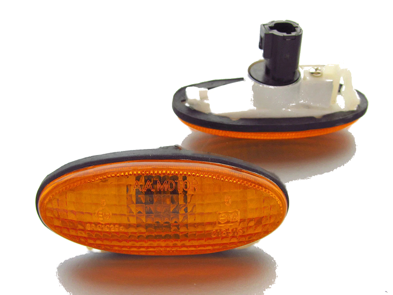 Nissan Navara D22 Amber Guard Side Turn Signal Lights (1997-2005)