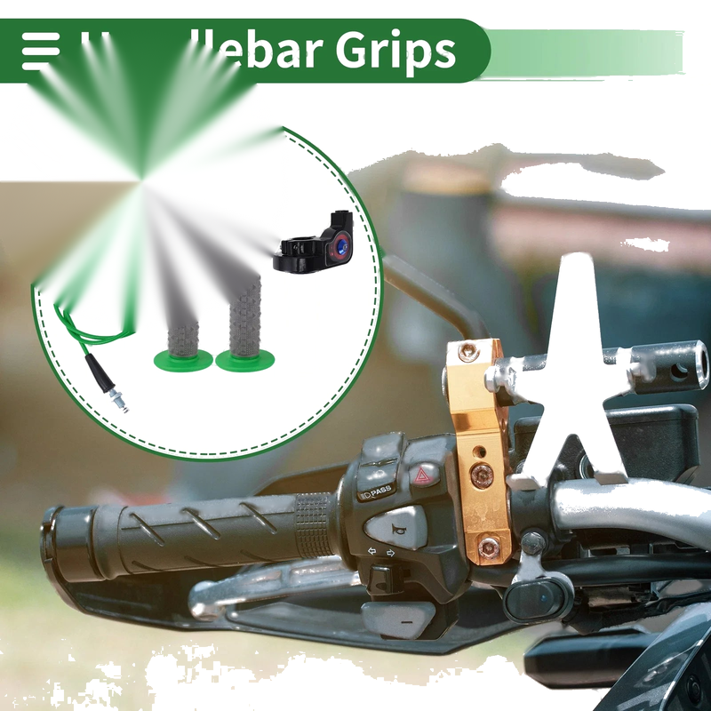 Motorcycle Grips Cover Kit 7/8" 22mm Motorcycle Hand Grips