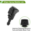 GMC 1 Set Windshield Washer Nozzle with Hose Connector