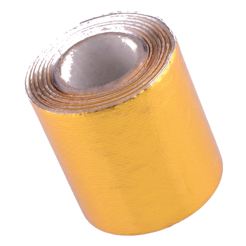 Car 16.4FT Gold Heat Reflective Tape Wrap